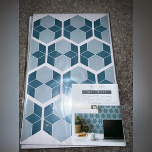 NWT 11 packs Blue Peel and Stick Tile Stickers